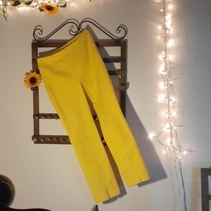 Escada yellow pants